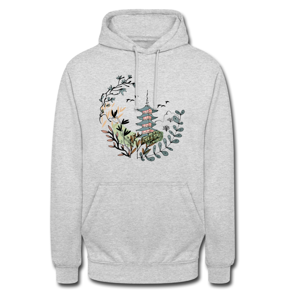 Unisex Hoodie - Happy in Japan - Hinter dem Mond