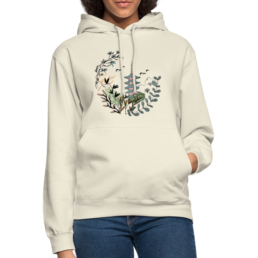 Unisex Hoodie - Happy in Japan - Hinter dem Mond