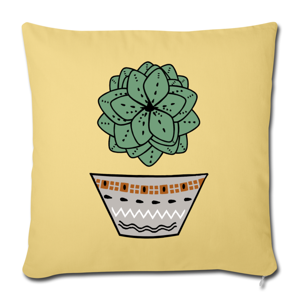 Sofa pillowcase 17,3'' x 17,3'' (45 x 45 cm) - "Sukkulent" - Hinter dem Mond