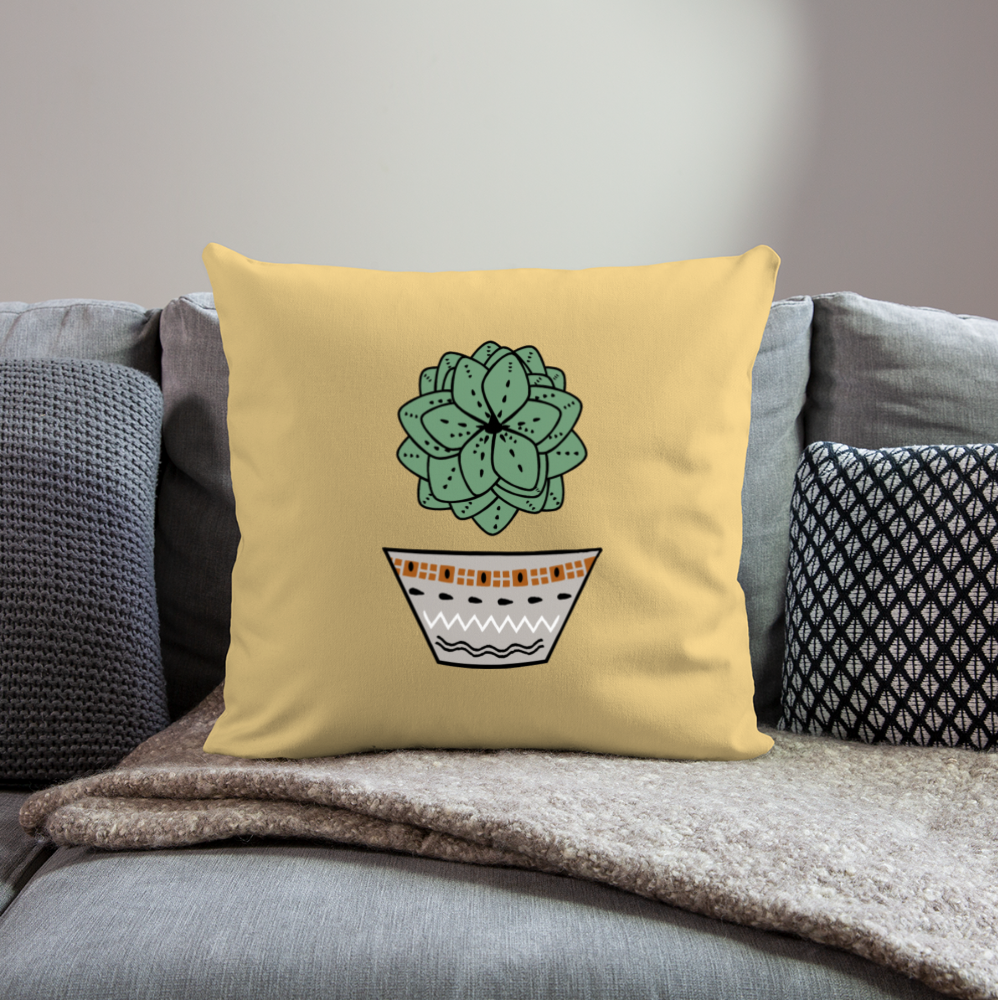 Sofa pillowcase 17,3'' x 17,3'' (45 x 45 cm) - "Sukkulent" - Hinter dem Mond