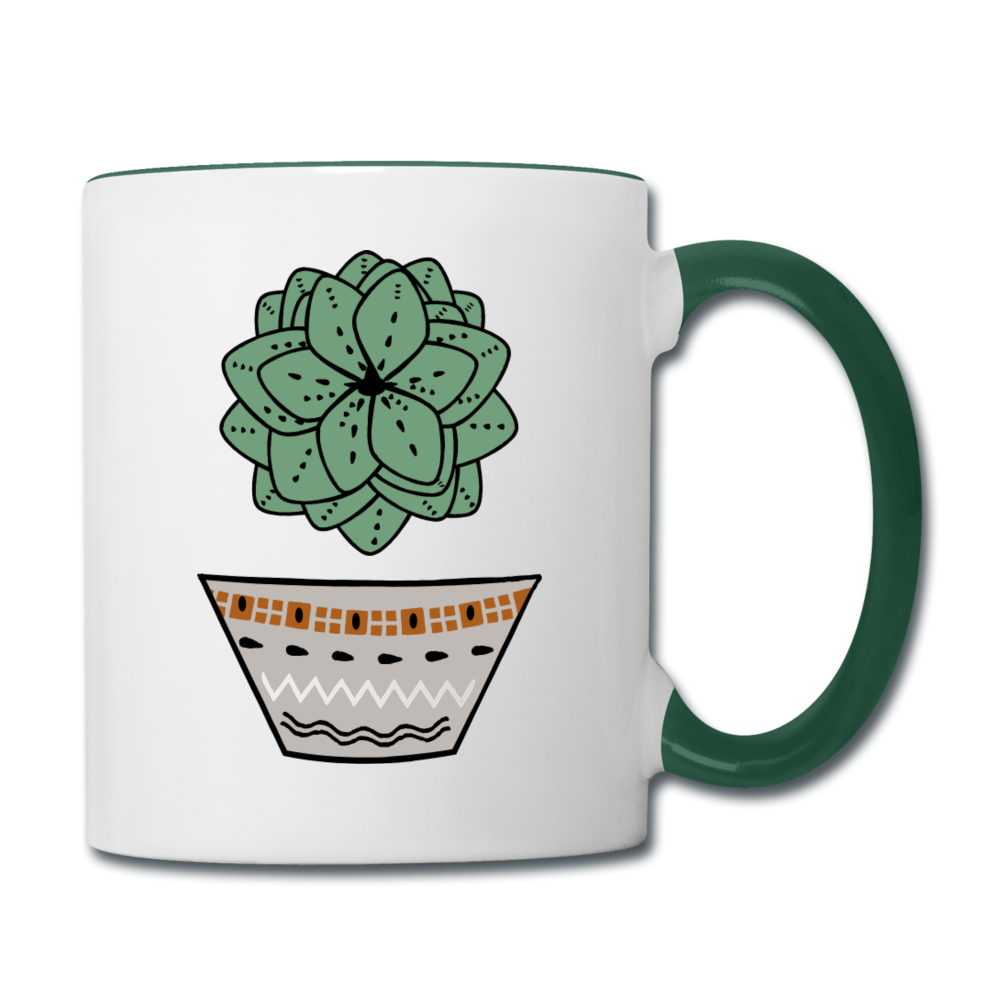 Contrasting Mug - "Sukkulent" - Hinter dem Mond