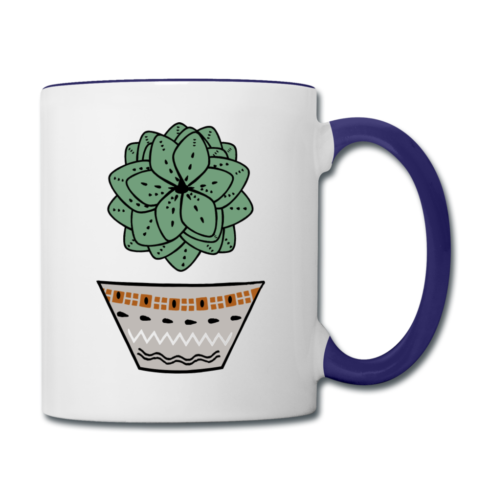 Contrasting Mug - "Sukkulent" - Hinter dem Mond