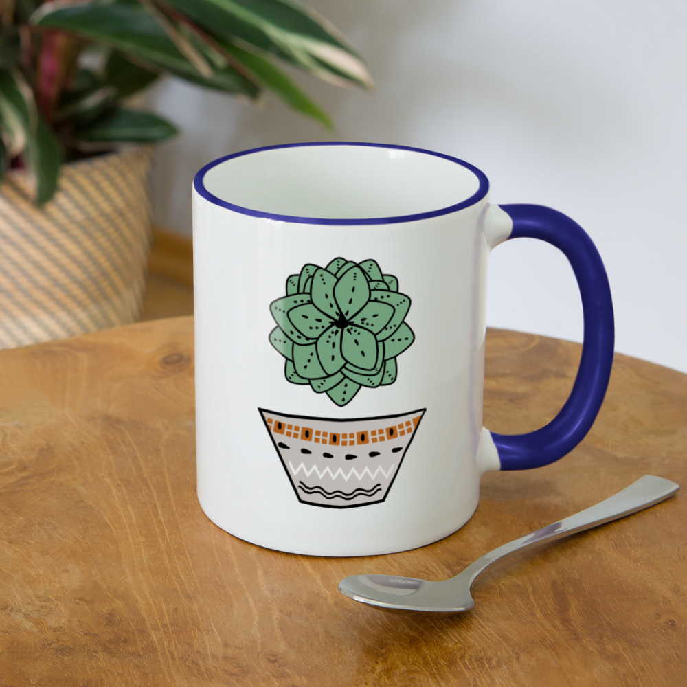 Contrasting Mug - "Sukkulent" - Hinter dem Mond