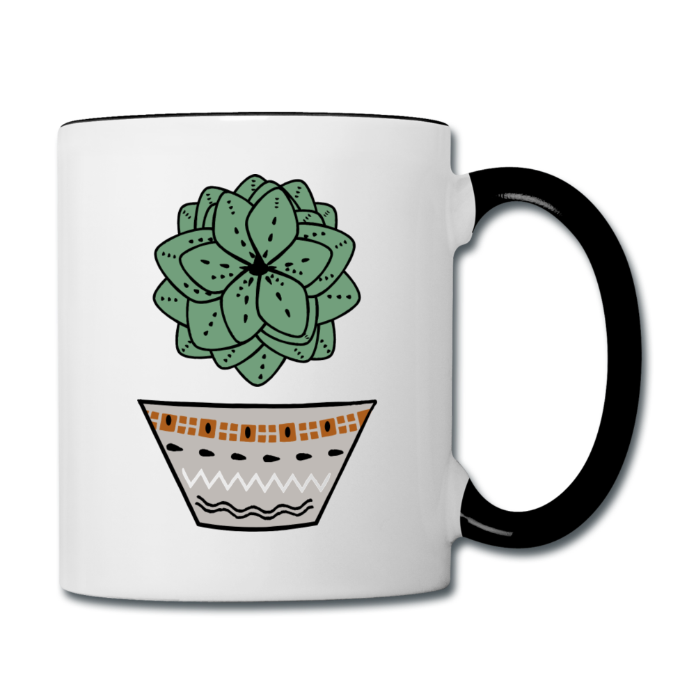 Contrasting Mug - "Sukkulent" - Hinter dem Mond