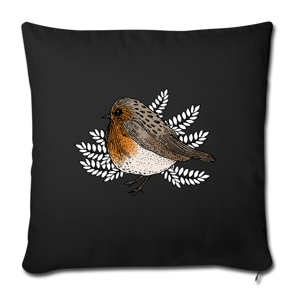 Sofa pillowcase 17,3'' x 17,3'' (45 x 45 cm) - Schwarz