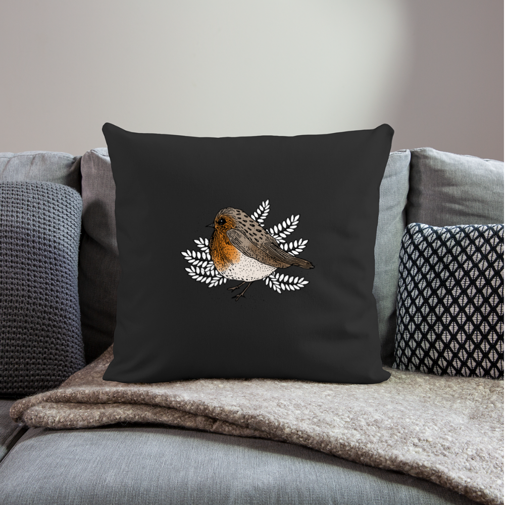 Sofa pillowcase 17,3'' x 17,3'' (45 x 45 cm) - Schwarz