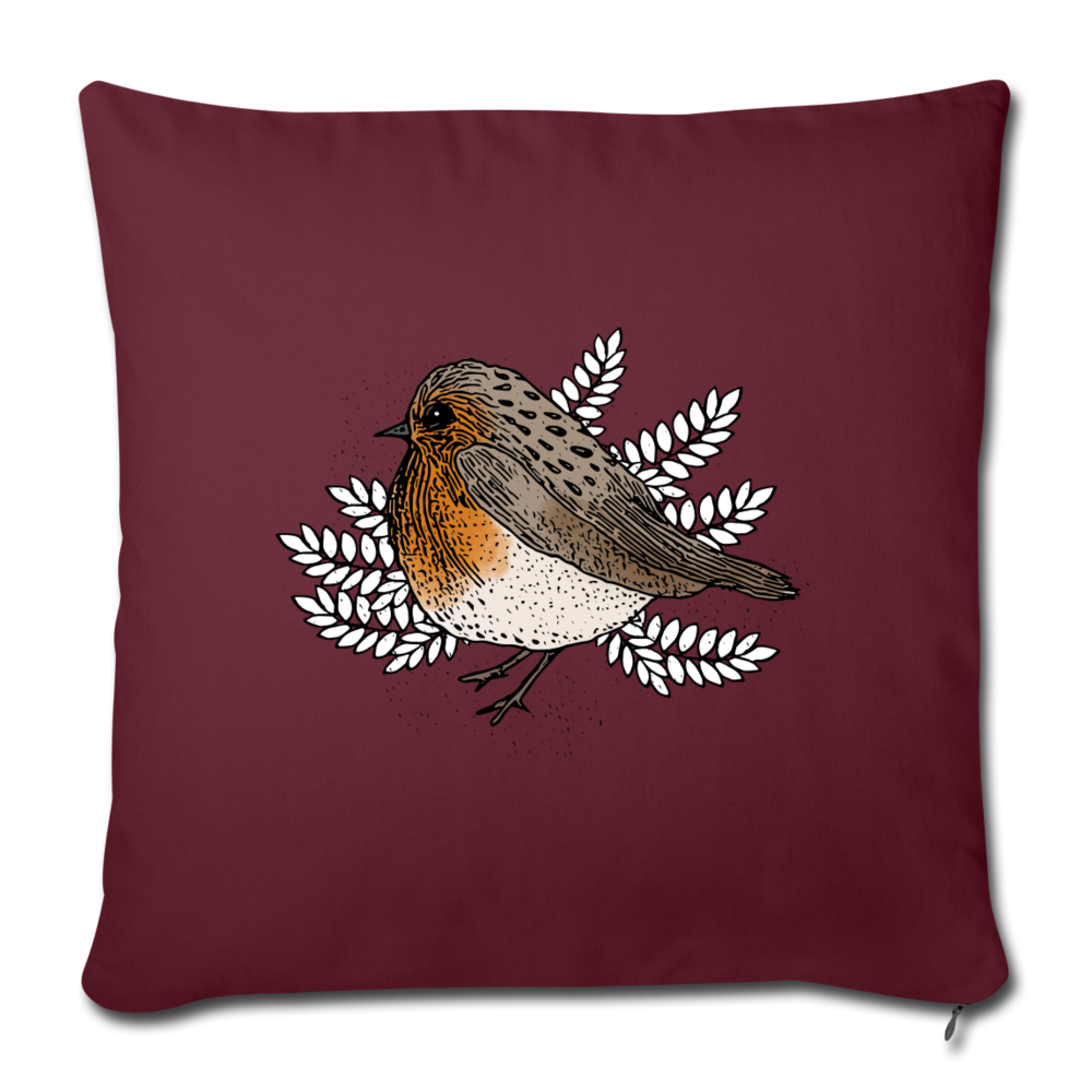 Sofa pillowcase 17,3'' x 17,3'' (45 x 45 cm) - Burgunderrot