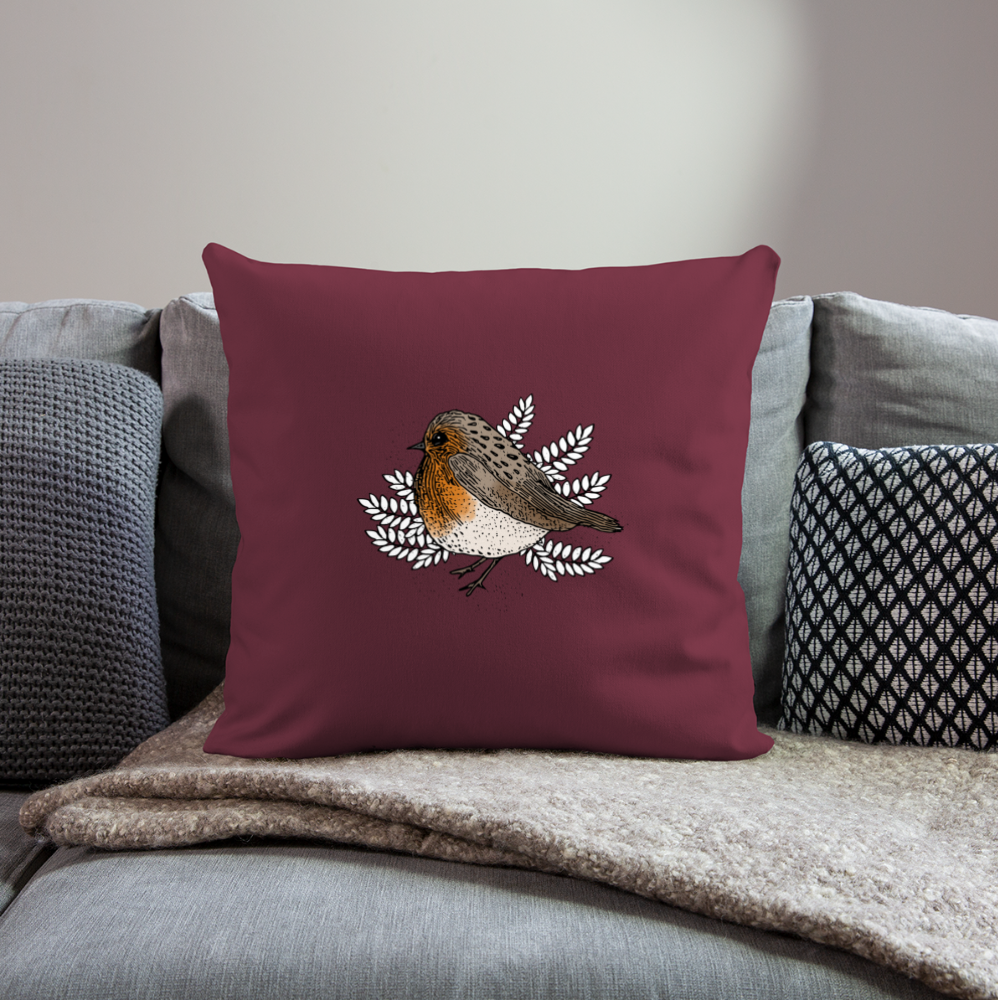 Sofa pillowcase 17,3'' x 17,3'' (45 x 45 cm) - Burgunderrot