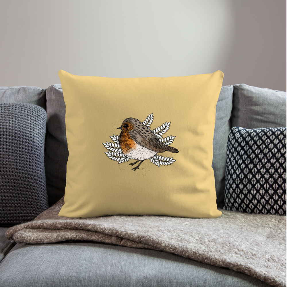 Sofa pillowcase 17,3'' x 17,3'' (45 x 45 cm) - Hellgelb