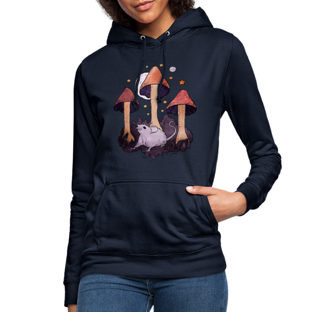 Maus im Märchenwald - Frauen Hoodie - Navy