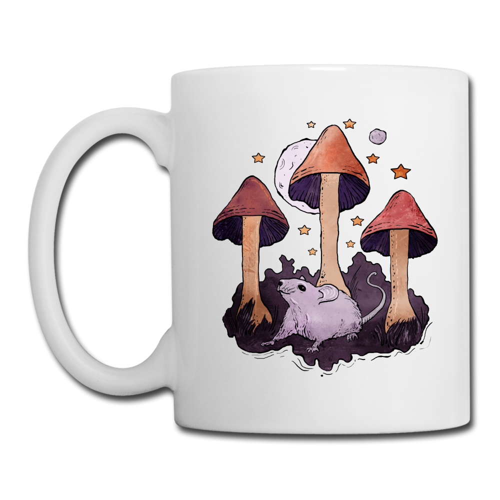 Maus im Märchenwald - Tasse - Weiß