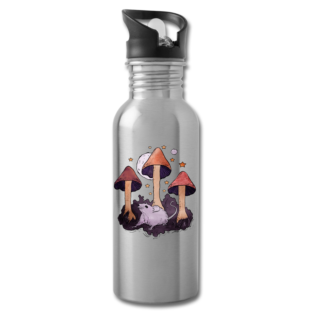 Maus aus dem Märchenwald - Trinkflasche - Lightsilver