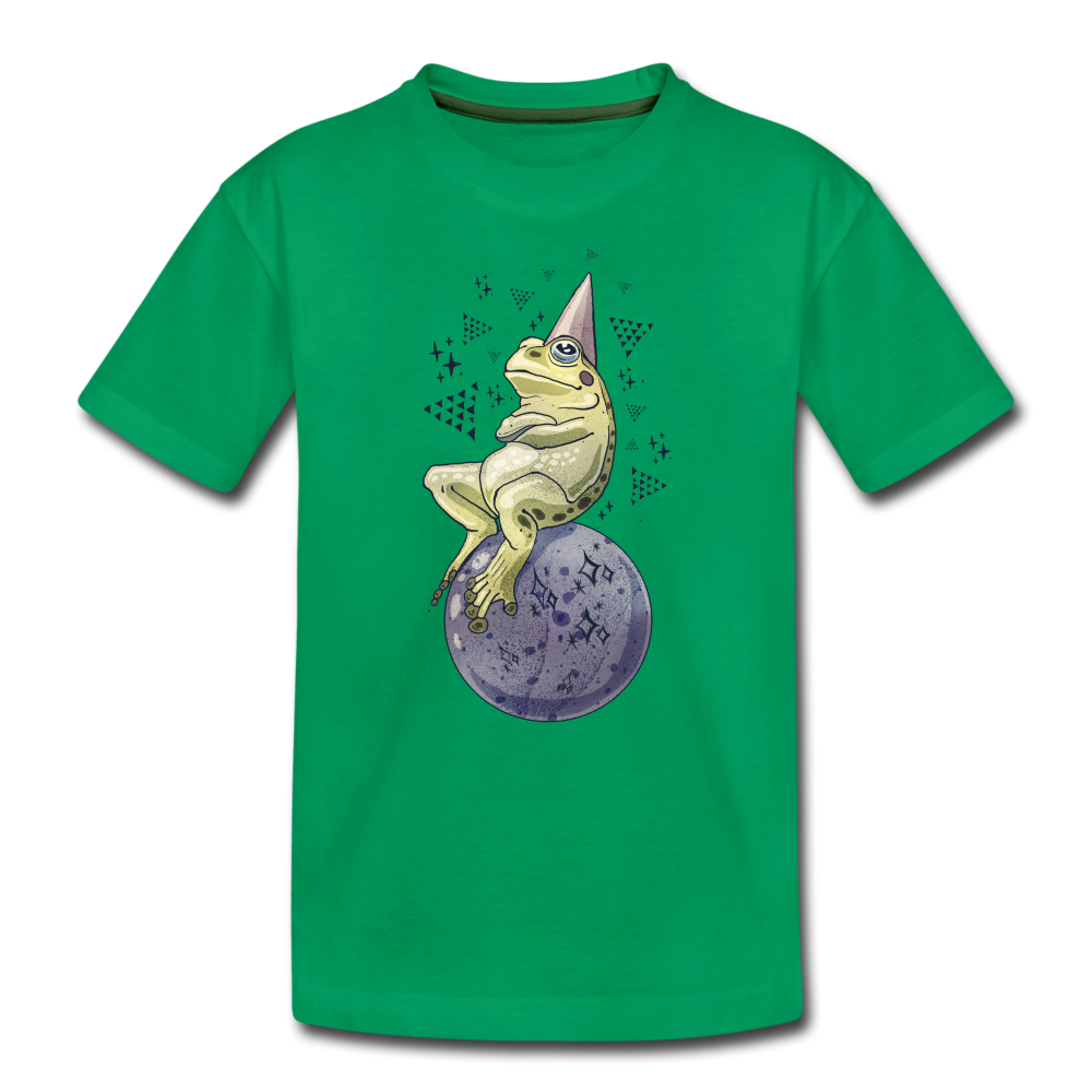 Teenager Premium T-Shirt - "Magic Frog" - Kelly Green