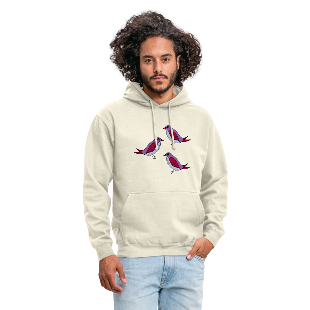 Unisex Hoodie - “Drei Amseln” - Vanille-Milchshake