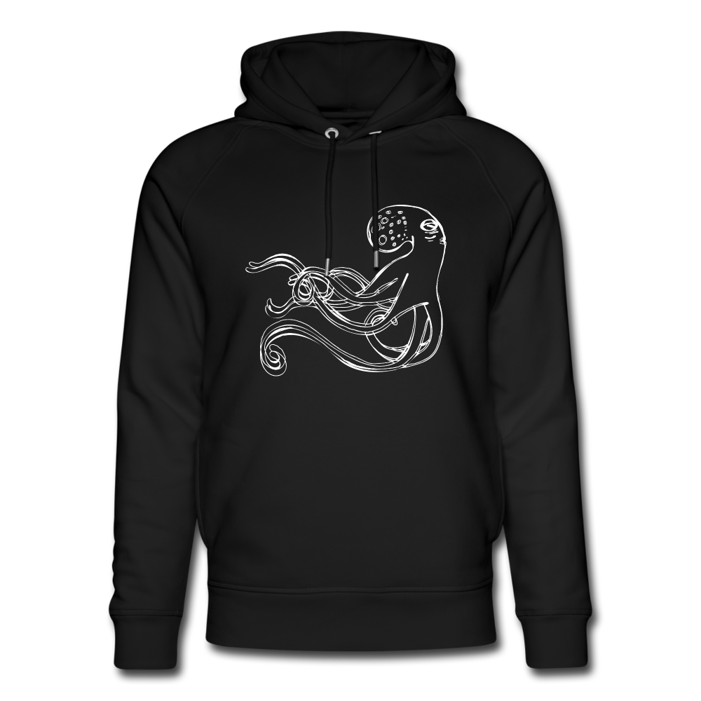 Unisex Bio-Hoodie - “Shaky Kraken” - Schwarz