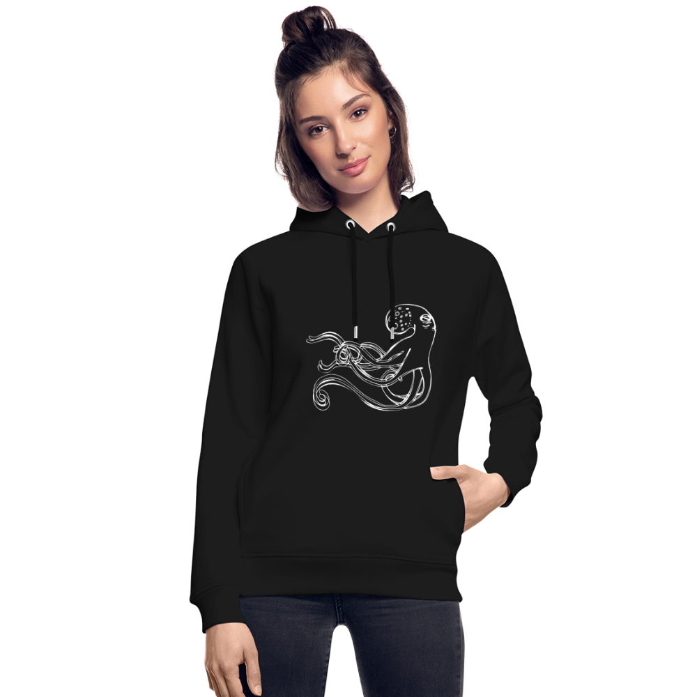 Unisex Bio-Hoodie - “Shaky Kraken” - Schwarz