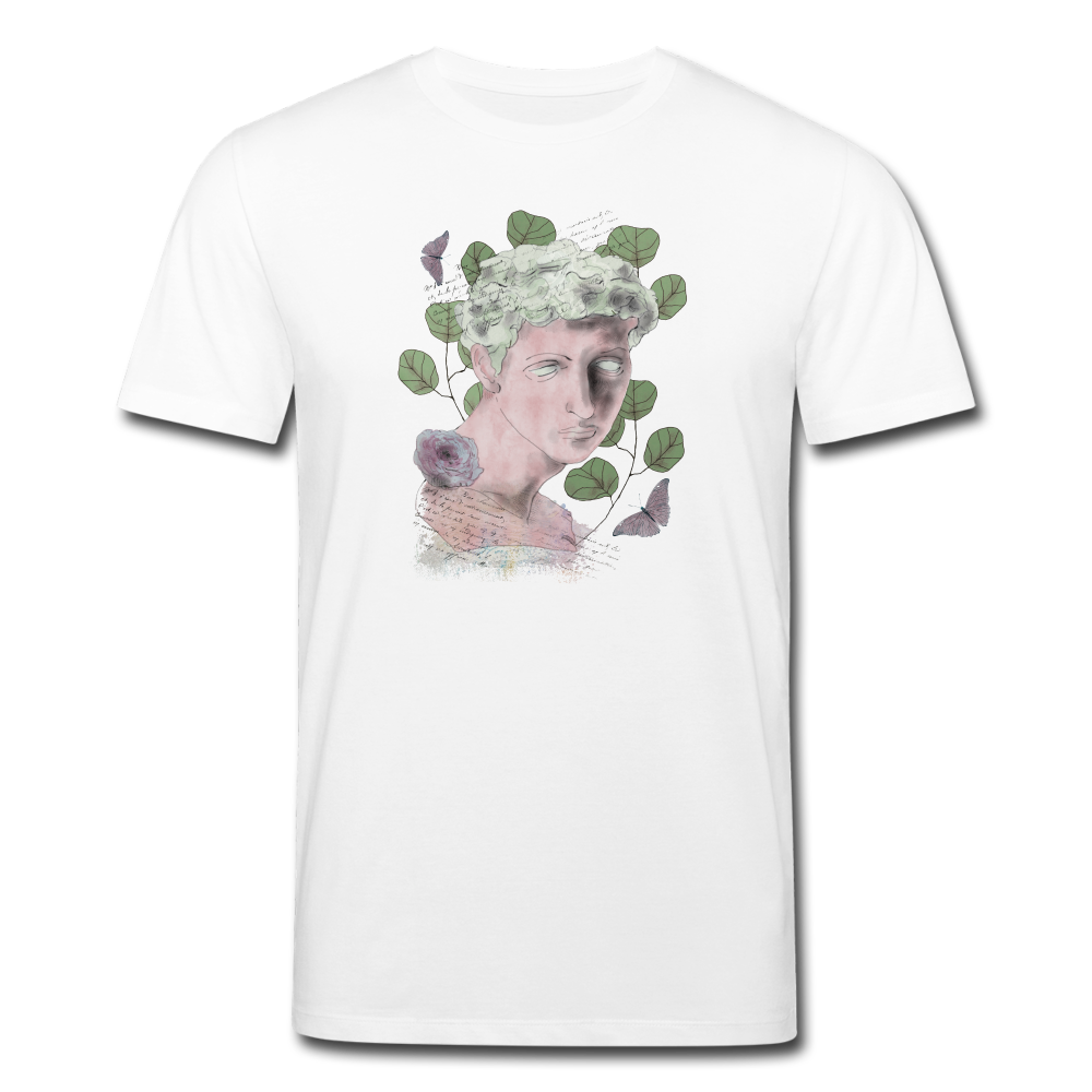 Männer Bio-T-Shirt - “In Arcadia Ego” - Weiß
