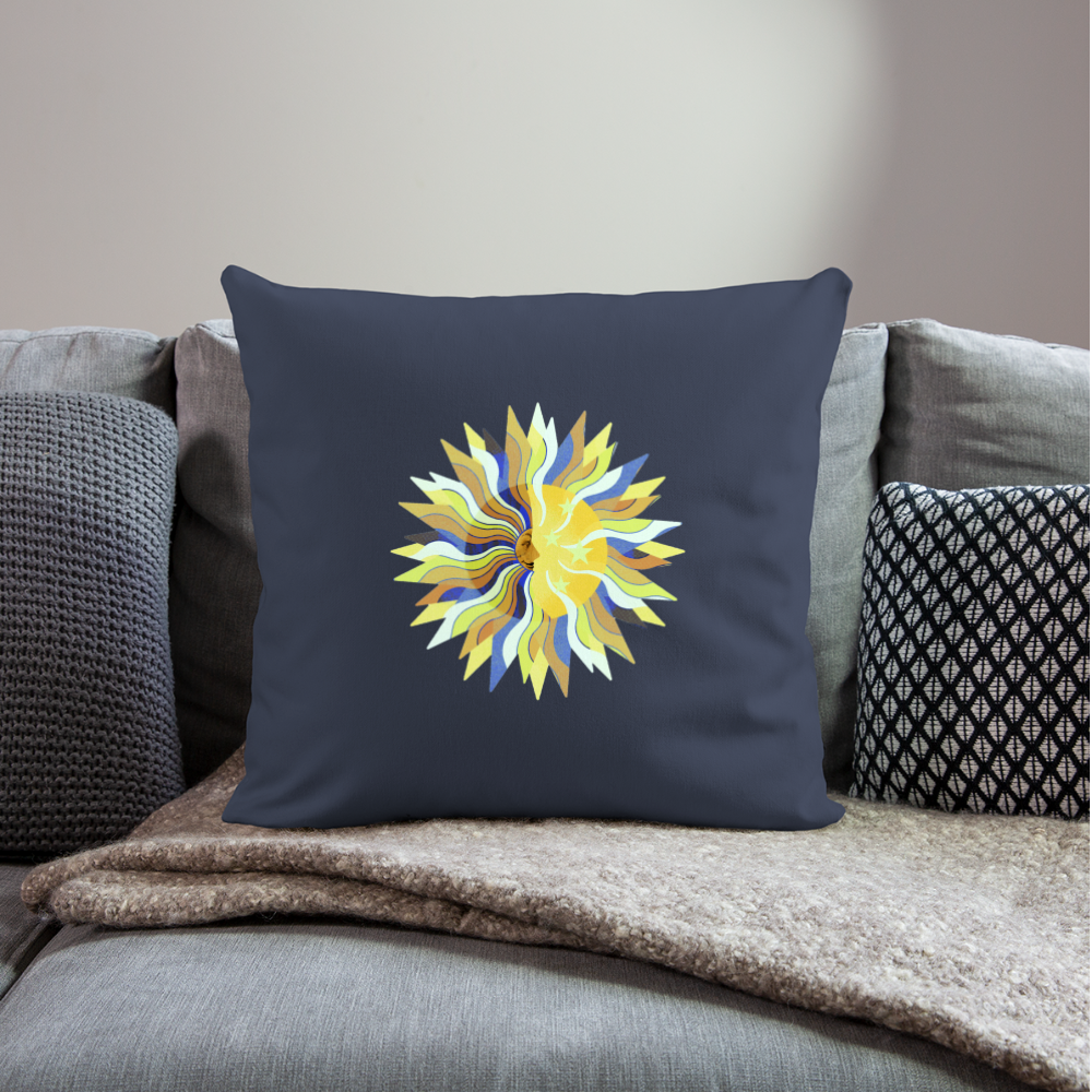 Sofakissenbezug 44 x 44 cm - "Sonne und Mond" - Navy