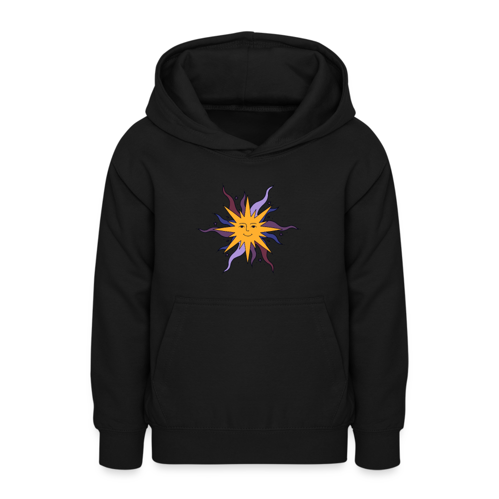 Teenager Hoodie - Warme Sonne - Schwarz