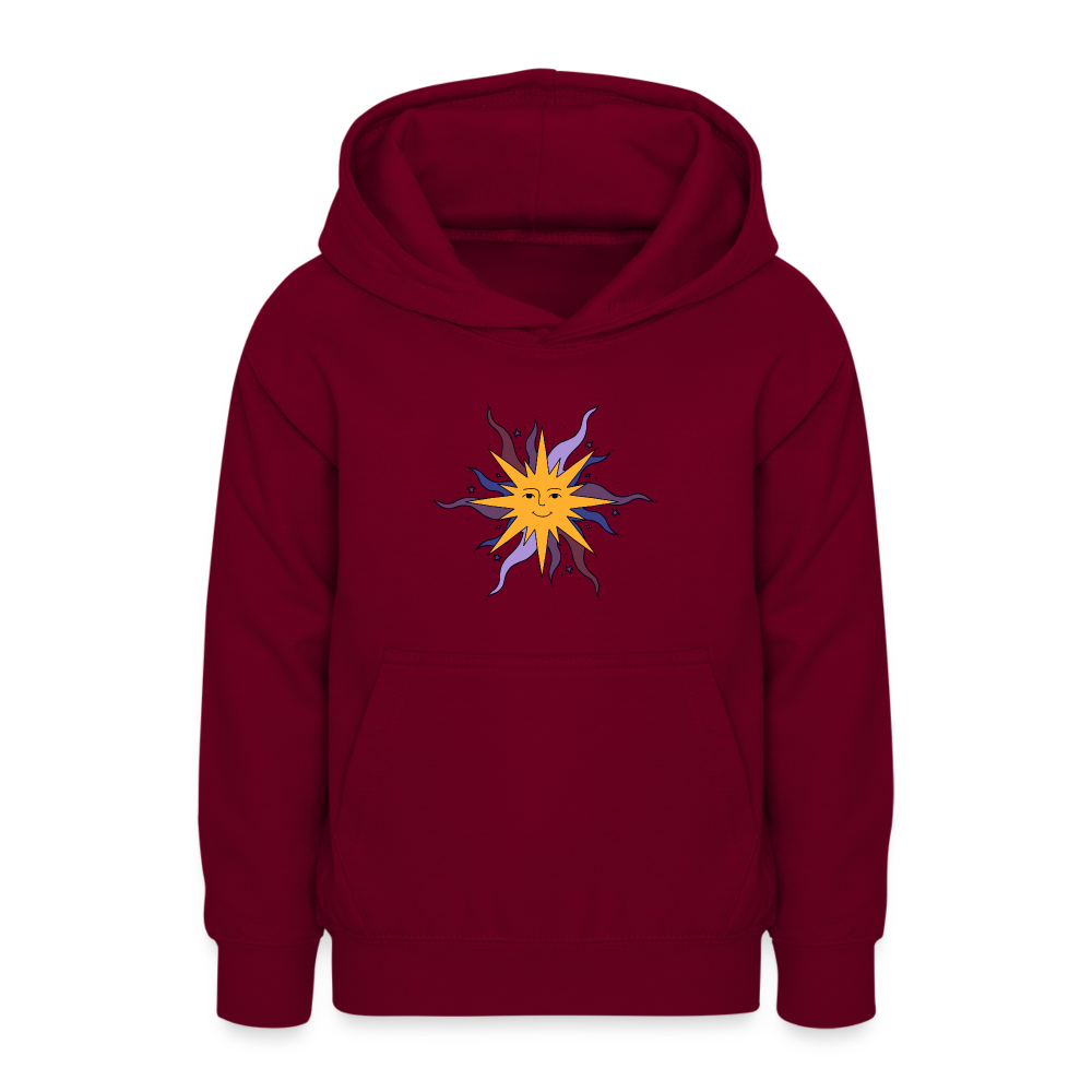 Teenager Hoodie - Warme Sonne - Bordeaux
