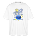 Stanley/Stella Oversized Unisex Bio T-Shirt - "Vase mit Zitronen" - Weiß