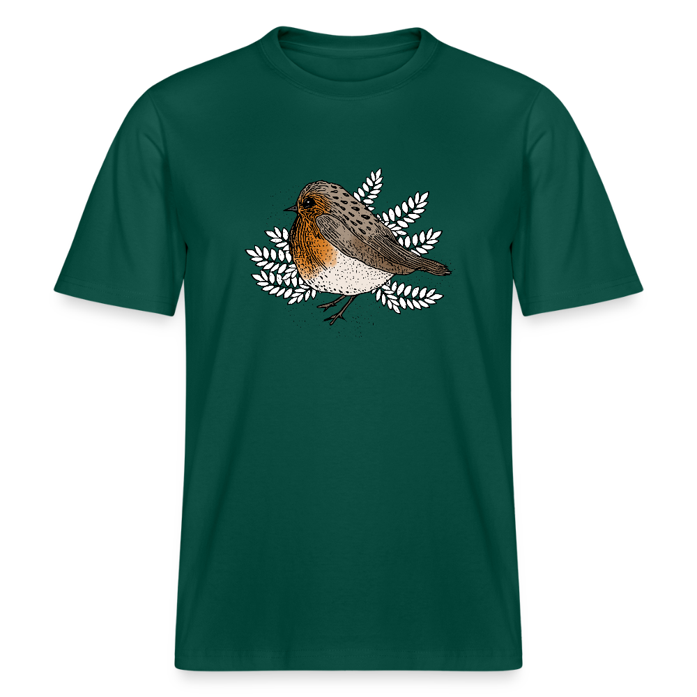 Stanley/Stella Relaxed Fit Unisex Bio-T-Shirt - "Rotkehlchen" - Forest