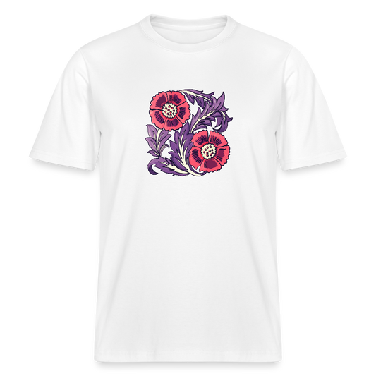 Stanley/Stella Unisex Bio-T-Shirt - “Vintage Poppy“ - Weiß