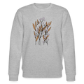 Männer Bio-Sweatshirt "Hygge Herbstgras" - Grau meliert