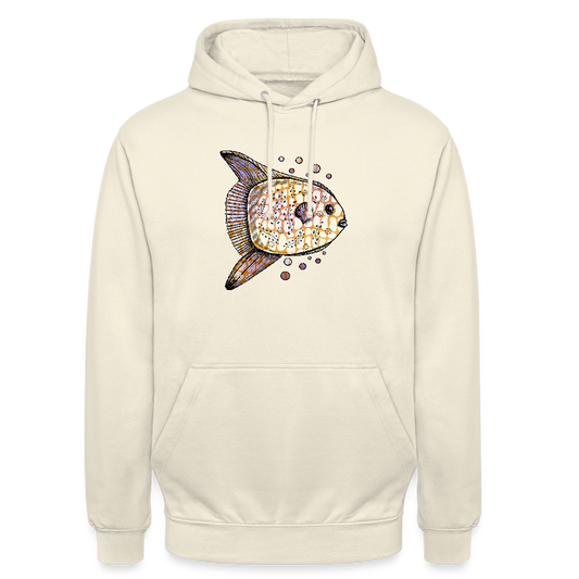 Unisex Hoodie "Fantastischer Mondfisch" - Vanille-Milchshake