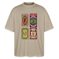 Stanley/Stella Oversized Unisex Bio T-Shirt - "Safety Matches" - Steingrau