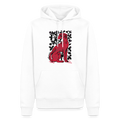 Men’s Premium Hoodie - “Medieval Dog” - Weiß