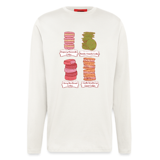 Organic Relaxed Langarmshirt - “Cookie Collection” - OFF WHITE