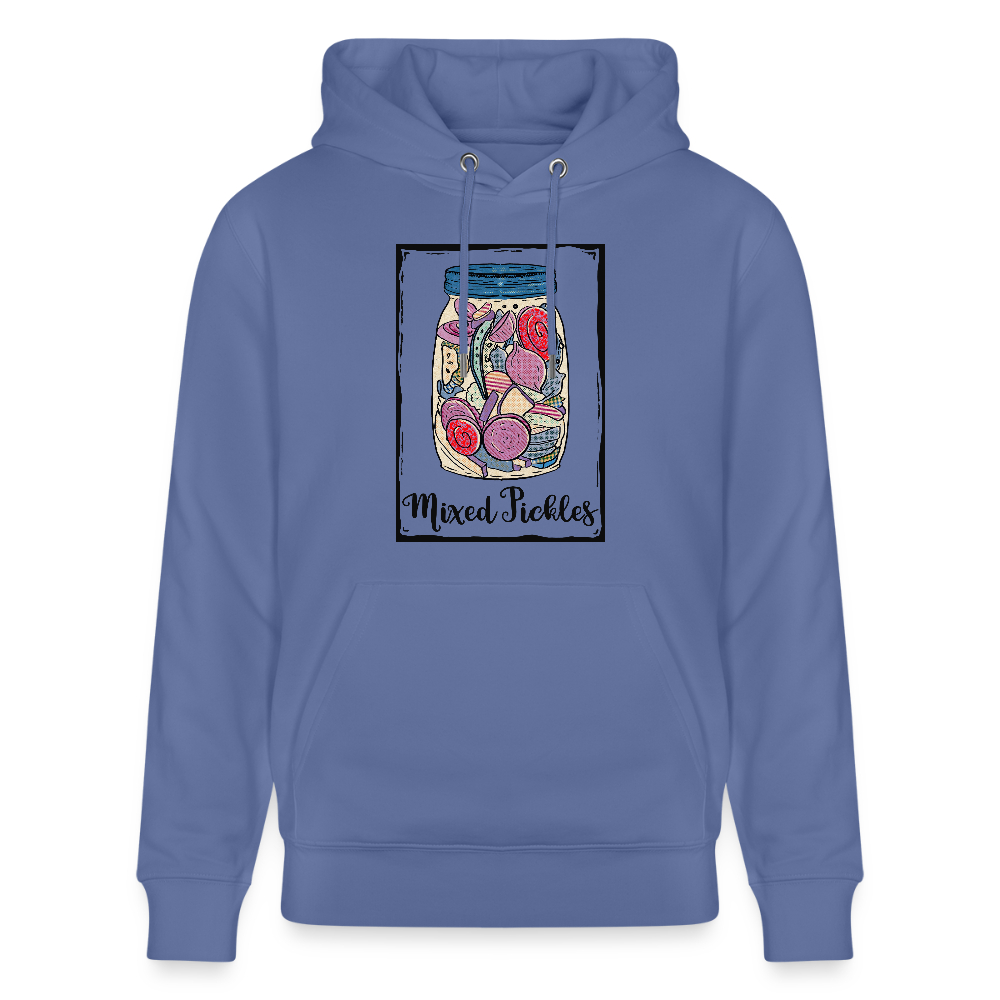 Stanley/Stella Unisex Bio-Hoodie - “Mixed Pickles” - Blau