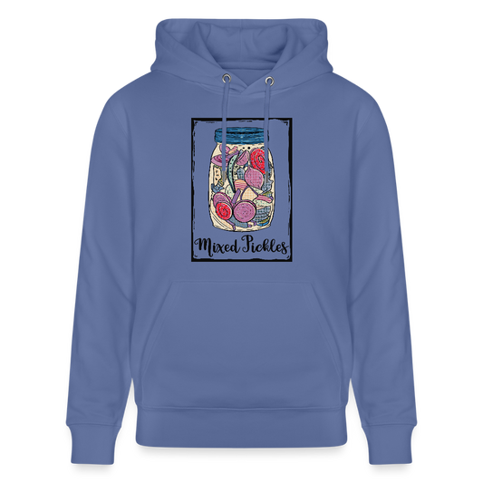 Stanley/Stella Unisex Bio-Hoodie - “Mixed Pickles” - Blau