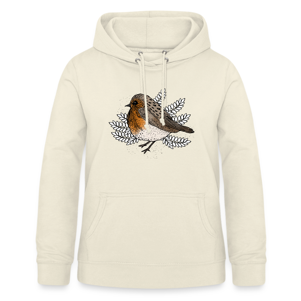 Frauen Kapuzenpullover "Rotkehlchen" - Vanille-Milchshake