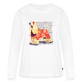 Frauen Premium Langarmshirt - “Dog Figurine” - Weiß