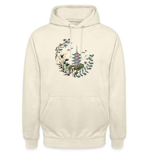 Unisex Hoodie - Happy in Japan - Vanille-Milchshake