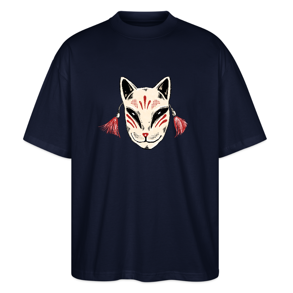 Stanley/Stella Oversized Unisex Bio T-Shirt - “Japanische Maske” - Navy