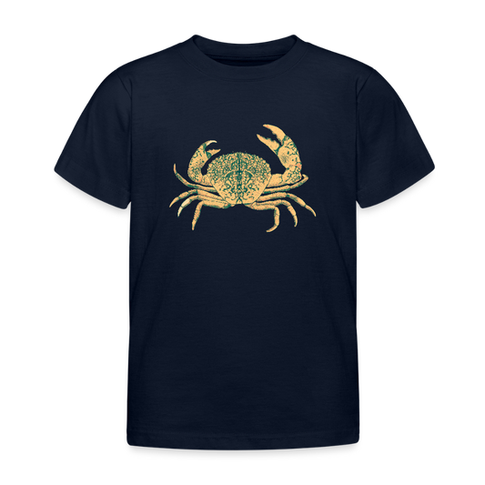 Kinder T-Shirt - “Vintage Taschenkrebs” - Navy