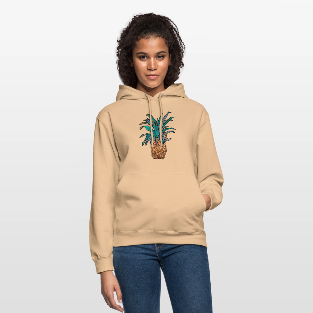 Unisex Hoodie "Ananas Bronze" - Pfirsich