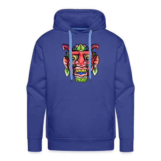 Men’s Premium Hoodie "Bunte Maske" - Königsblau