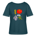 Stanley/Stella Relaxed Rundhals Frauen Bio-T-Shirt - “Bon Appétit” - Dunkles Petrol