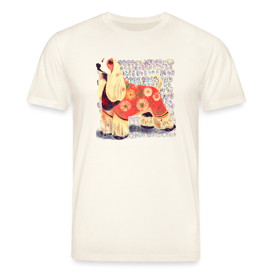 Stanley/Stella Unisex Bio-T-Shirt - “Dog Figurine” - Naturweiß 