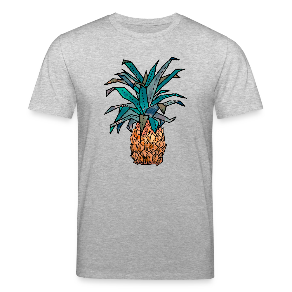 Männer Bio-T-Shirt von Stanley & Stella - "Ananas Bronze" - Grau meliert