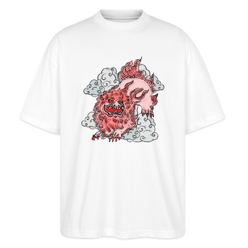 Stanley/Stella Oversized Unisex Bio T-Shirt - “Fu Dog” - Weiß
