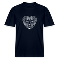 Stanley/Stella Unisex Bio-T-Shirt - “Azulejo Herz” - Navy
