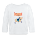 Baby Langarmshirt - “Carousel Animal” - Weiß
