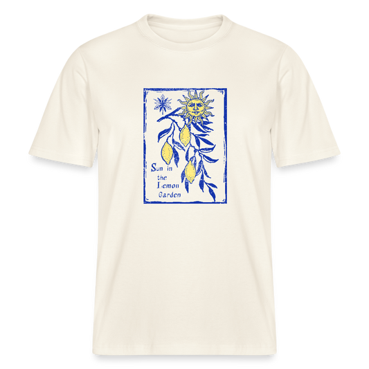 Stanley/Stella Relaxed Fit Unisex Bio-T-Shirt - “Lemon Garden” - Naturweiß 