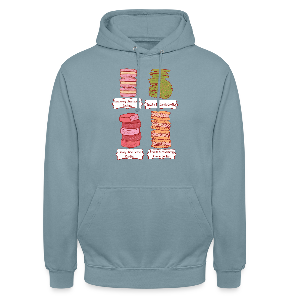 Unisex Hoodie - “Cookie Collection” - Nebelblau