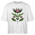 Stanley/Stella Frauen Boxy Bio-T-Shirt Nova - “Mariendistel” - Weiß meliert